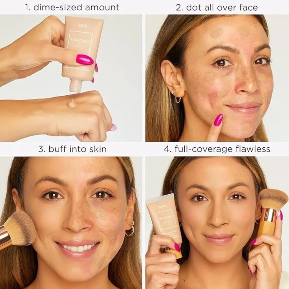 Tarte Amazonian Clay 16-Hour Full Coverage Foundation 18B Fair Light Beige NEW